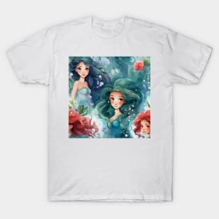 Mermaids Pattern 24 T-Shirt